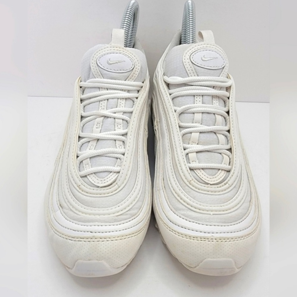 Nike Air Max 97 platinum white low-top sneakers | WMS 8